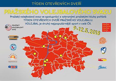 Týden otevřených dveří pražského volej Týden otevřených dveří pražského volejbalu